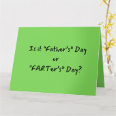 大おもしろい父の日札 カード (黄色い花)