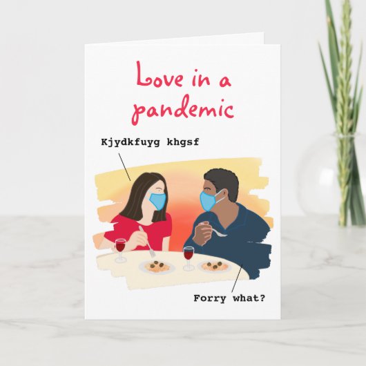 大おもしろい病の妊娠記念日の愛 カード (正面)