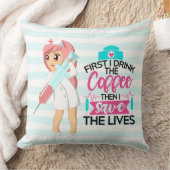 大おもしろい皮下針付ナースことわざ クッション (ブランケット)