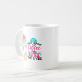 大おもしろい皮下針付ナースことわざ コーヒーマグカップ (正面左)