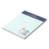 大おもしろい皮下針付ナースことわざ ノートパッド (回転)