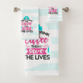 大おもしろい皮下針付ナースことわざ バスタオルセット (インサイチュ)