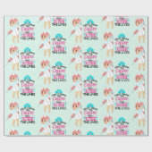 大おもしろい皮下針付ナースことわざ ラッピングペーパー (フラット)