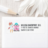 大おもしろい皮下針付ナースことわざ ラベル (インサイチュ)