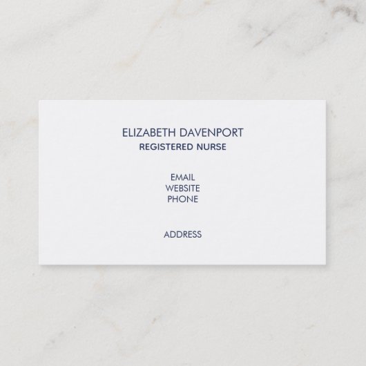 大おもしろい皮下針付ナースことわざ 名刺 (裏面)