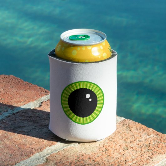 大おもしろい緑色の眼球 缶クーラー (インサイチュ プール)