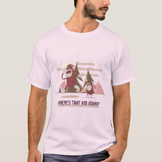 大おもしろい足ママ Tシャツ (正面)
