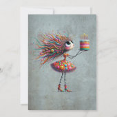 大お洒落目の誕生日 招待状 (裏面)