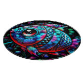 大お洒落目フローラティール(緑がかった色)ピ航海のンク カッティングボード (角)