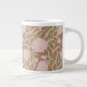 大お洒落花茶色ヴィンテージ ジャンボコーヒーマグカップ (右)