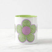 大お洒落花 マグカップ (中央)