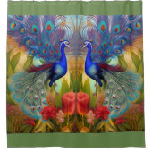 大かわいらし柄で シャワーカーテン (正面)