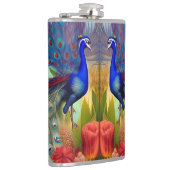 大かわいらし柄で フラスク (右)