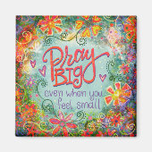 大かわいらし祈吸視信仰フローラ磁石 マグネット (正面)