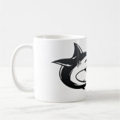 大きいいじめっ子のマグ コーヒーマグカップ (左)