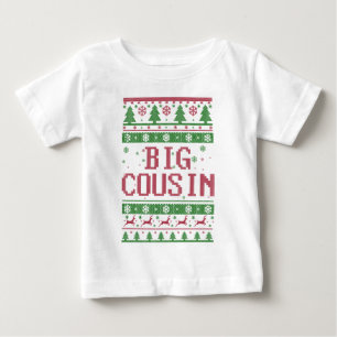 大きいいとこの醜いクリスマスのセーター ベビーTシャツ