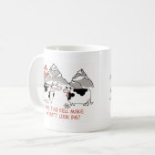 大きいお尻のマグ コーヒーマグカップ (正面左)