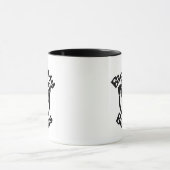 大きいお父さんが付いている朝のコーヒー マグカップ (中央)