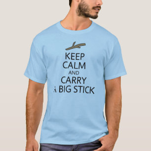大きいこん棒を運ぶために穏やか保って下さい Tシャツ