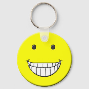 大きいにやにや笑いKeychain キーホルダー