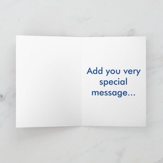 大きいの(カードの中の一流の)特別教書感謝していしています サンキューカード (内部)