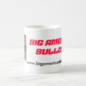 大きいアメリカのブルドッグのマグ コーヒーマグカップ (中央)