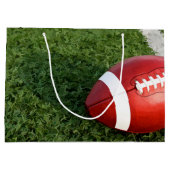 大きいアメリカン・フットボールのギフトバッグ ラージペーパーバッグ (裏面)