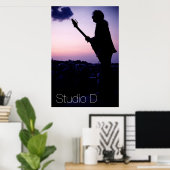 大きいウィンドウ1 ポスター (ホームオフィス)