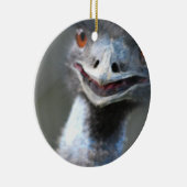 大きいエミューのオーナメント セラミックオーナメント (右)