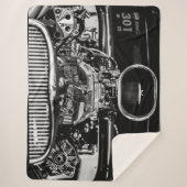 大きいエンジンSHERPA毛布 シェルパブランケット (正面)