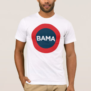 大きいオバマの赤く、白くおよび青のティー Tシャツ