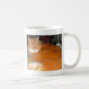 大きいオレンジ猫 コーヒーマグカップ