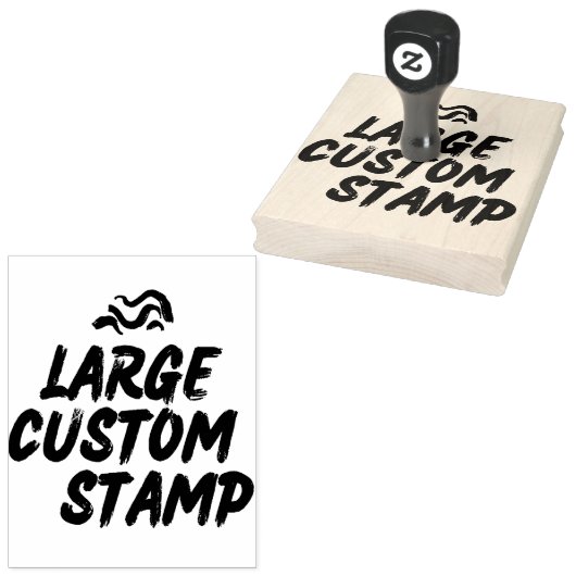 大きいカスタムロゴのスタンプ ラバースタンプ (押印)