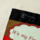 大きいカニタオル! ビーチタオル (インサイチュ)