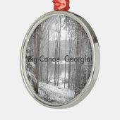 大きいカヌー、ジョージア メタルオーナメント (左)