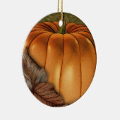 大きいカボチャパーソナライズなオーナメント セラミックオーナメント (右)