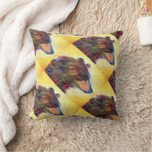 大きいカラフルの抽象芸術くまの芸術 クッション (ブランケット)