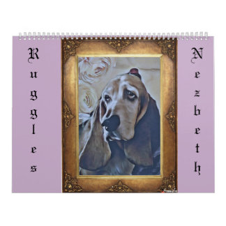 大きいカレンダー（2ページ）、白 カレンダー