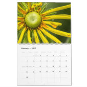 大きいカレンダー（2ページ）、白 カレンダー (2月 2027)