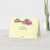 大きいキスの漫画の魚をぬらして下さい シーズンカード (裏面)