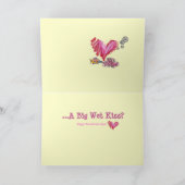 大きいキスの漫画の魚をぬらして下さい シーズンカード (内部)