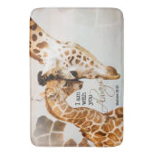 大きいキリンのバス・マット バスマット (正面縦)