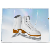 大きいギフトバッグはアイススケートします ラージペーパーバッグ (正面)