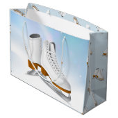 大きいギフトバッグはアイススケートします ラージペーパーバッグ (裏面アングル)