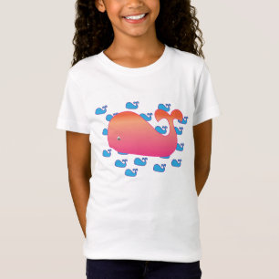 大きいクジラ、小さいクジラ Tシャツ