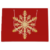 大きいクリスマスのギフトバッグ ラージペーパーバッグ (正面)