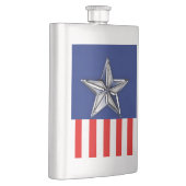 大きいクロムはお祝い色の銀製の星を好みます フラスク (右)