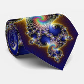 大きいグリッターのフラクタル ネクタイ (ロール)