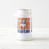 大きいグレートデーン ビールジョッキ (正面左)