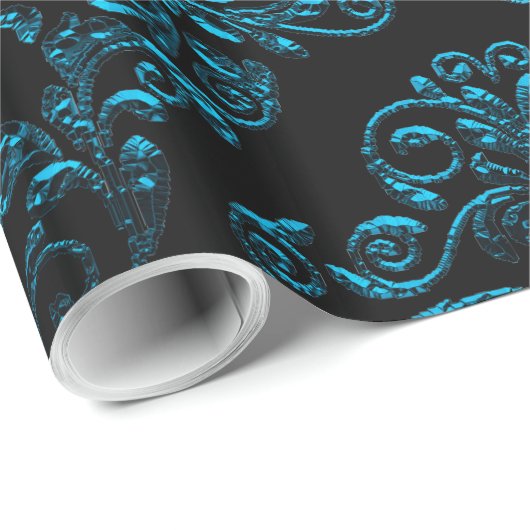 大きいゴシック様式IVダマスク織のエレガントな休日 ラッピングペーパー (ロールコーナー)